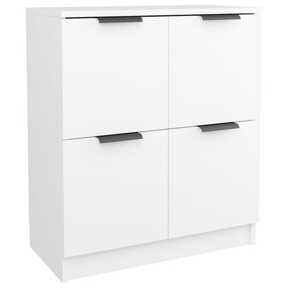 Dressoirs 2 St 60X30X70 Cm Bewerkt Hout Wit