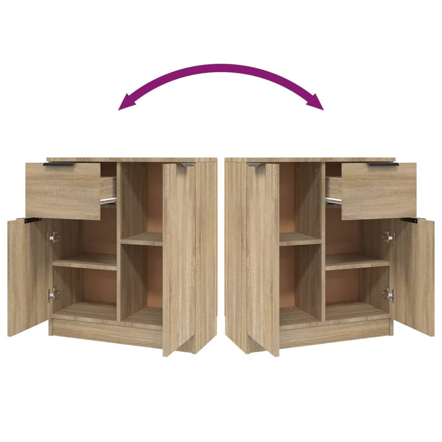 Dressoirs 60X30X70 Cm Bewerkt Hout Kleurig Sonoma eiken