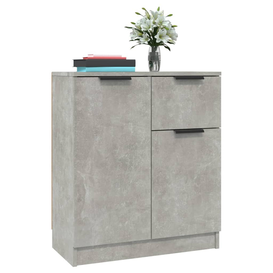 Dressoirs 60X30X70 Cm Bewerkt Hout Betongrijs