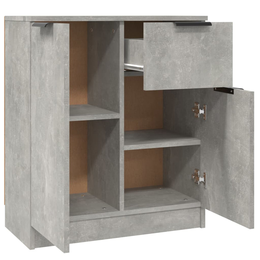 Dressoirs 60X30X70 Cm Bewerkt Hout Betongrijs