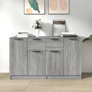 Dressoirs 2 st 60x30x70 cm grijs sonoma eiken bewerkt hout