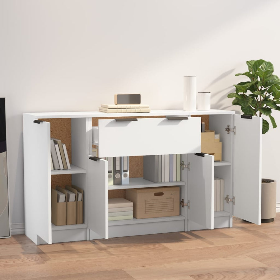 Dressoirs Bewerkt Hout Wit