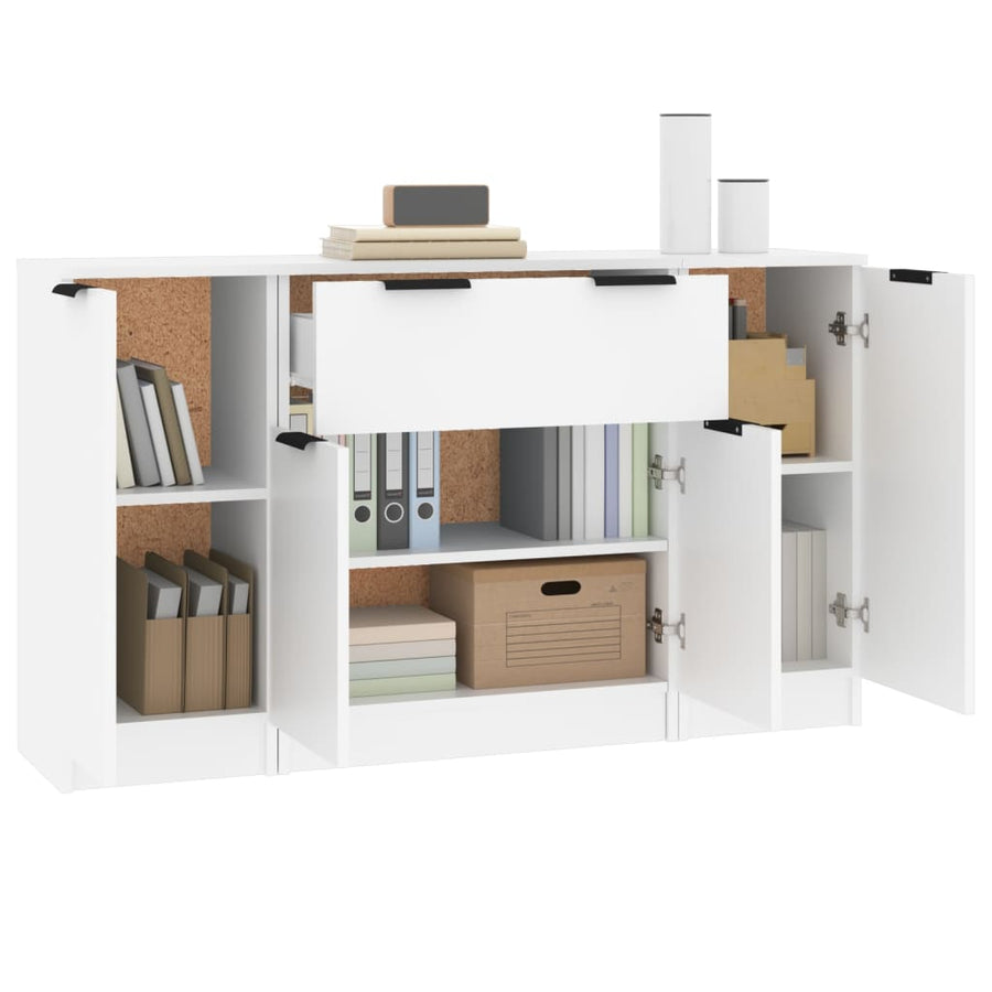 Dressoirs Bewerkt Hout Wit