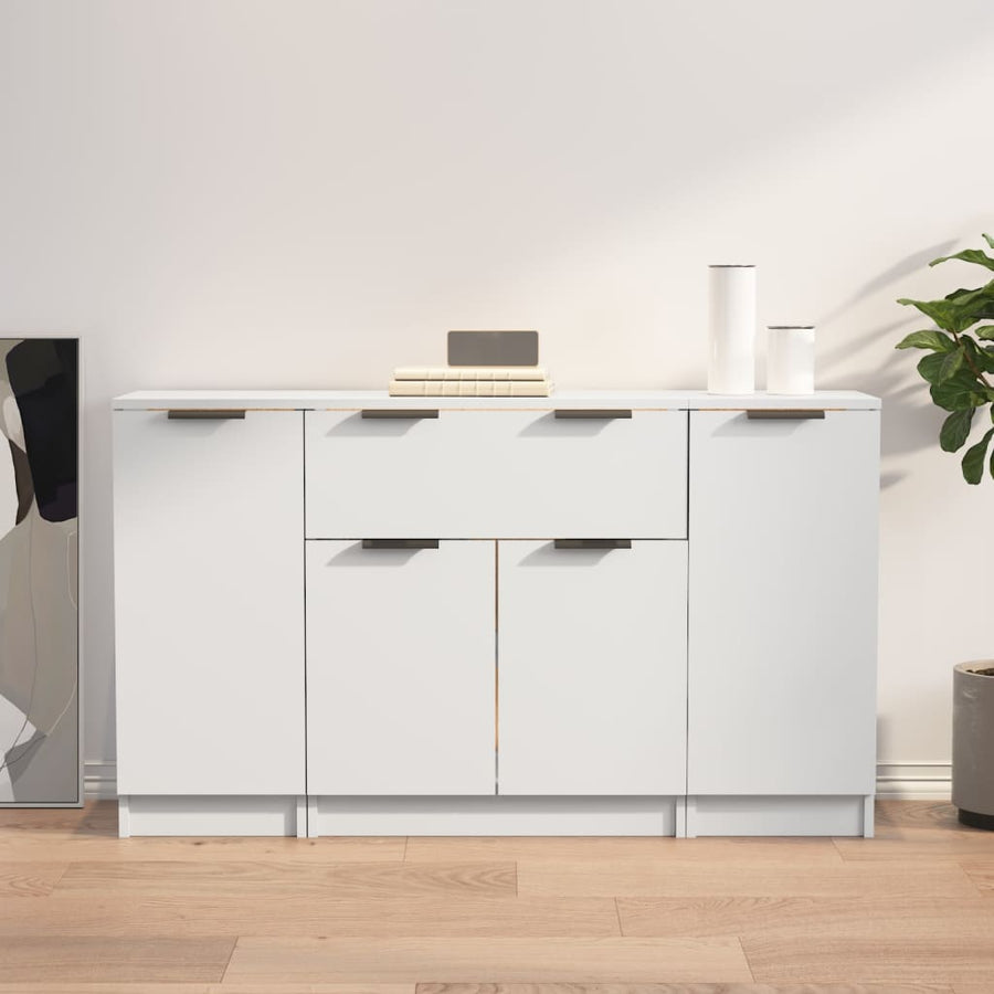 Dressoirs Bewerkt Hout Wit