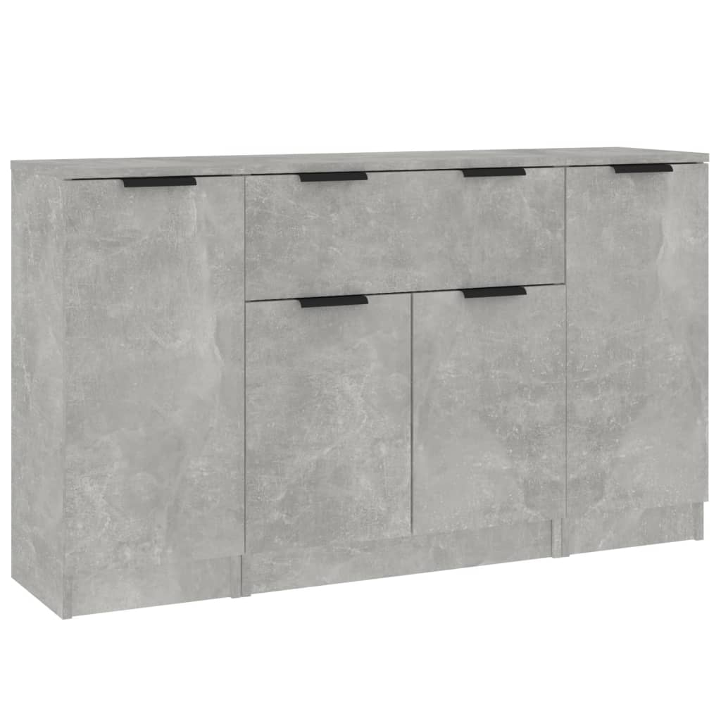 Dressoirs Bewerkt Hout Betongrijs