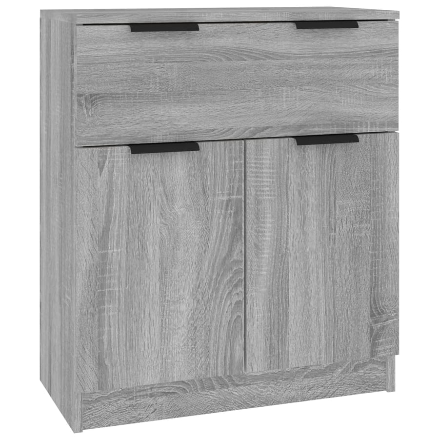 Dressoirs Bewerkt Hout Eikenkleurig Grijs sonoma