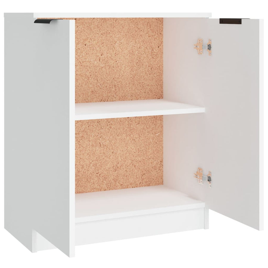 Dressoirs 3 St Bewerkt Hout Wit