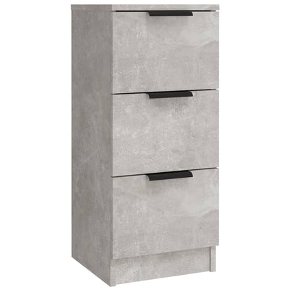 Dressoirs 3 St Bewerkt Hout Betongrijs