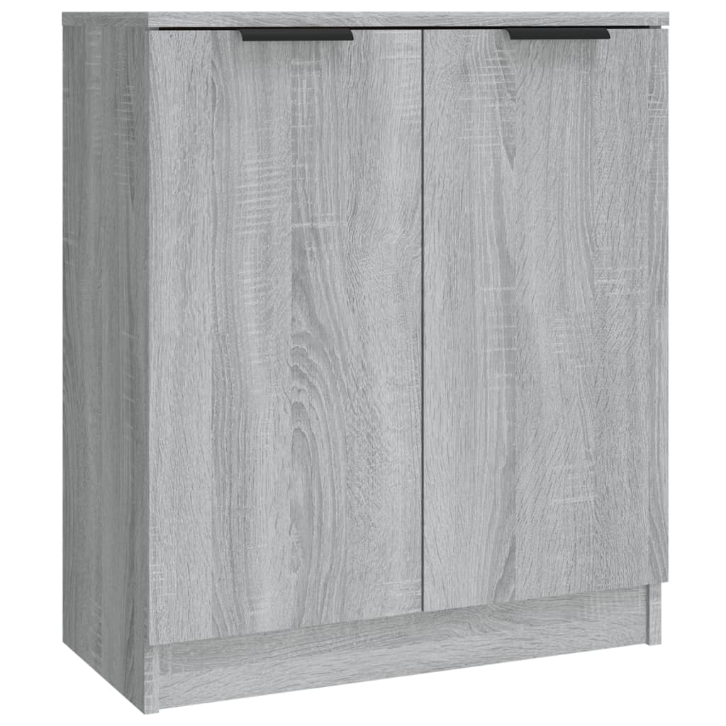 Dressoirs 3 St Bewerkt Hout Grijs Sonoma Eikenkleurig