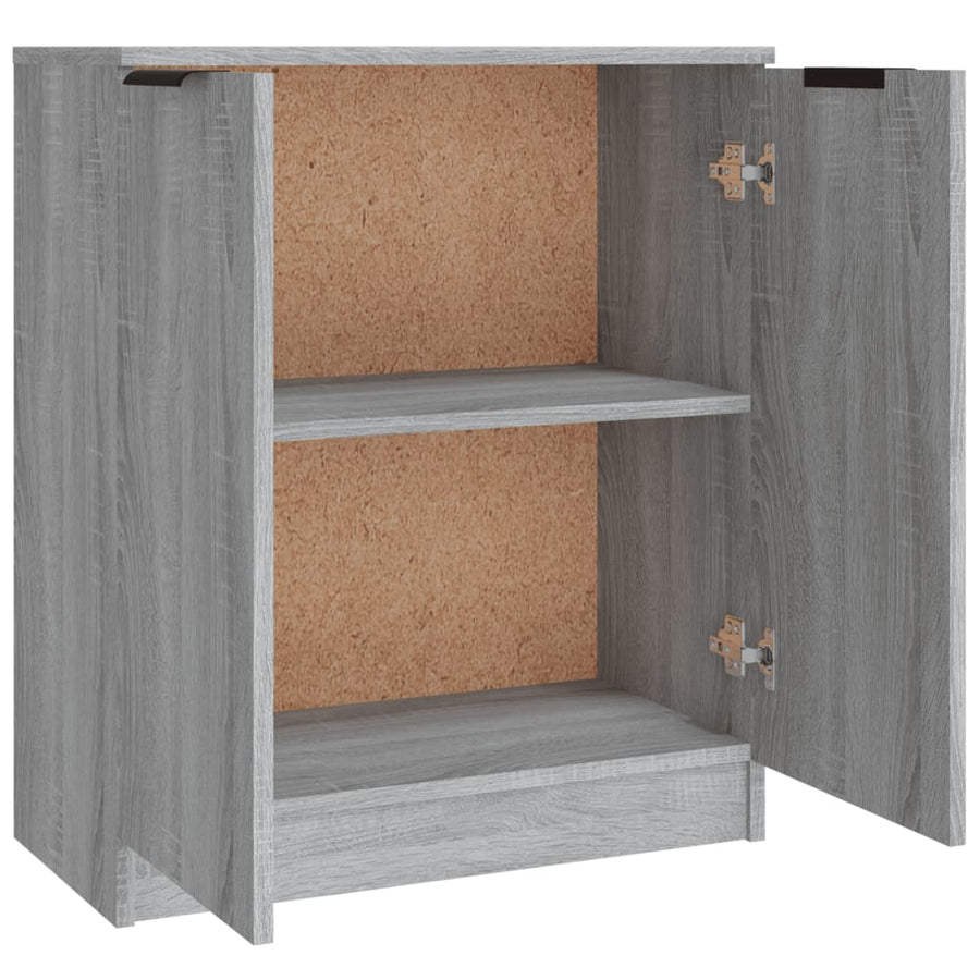 Dressoirs 3 St Bewerkt Hout Grijs Sonoma Eikenkleurig
