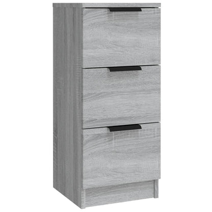 Dressoirs 3 St Bewerkt Hout Grijs Sonoma Eikenkleurig