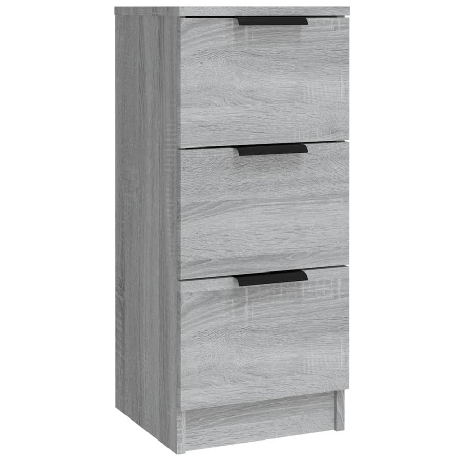 Dressoirs 3 St Bewerkt Hout Grijs Sonoma Eikenkleurig