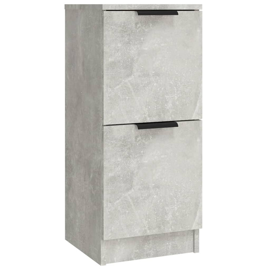 Dressoirs 3 St Bewerkt Hout Betongrijs