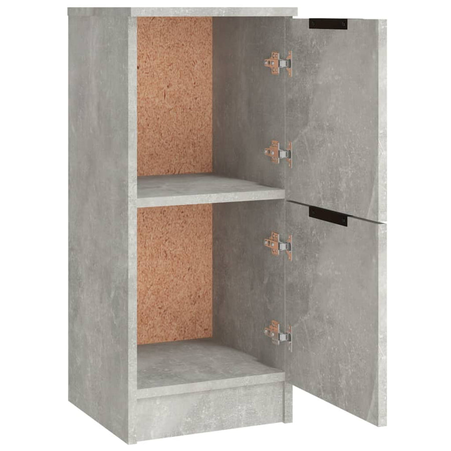Dressoirs 3 St Bewerkt Hout Betongrijs