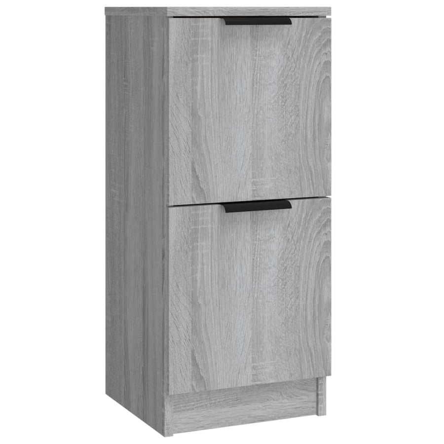 Dressoirs 3 St Bewerkt Hout Grijs Sonoma Eikenkleurig