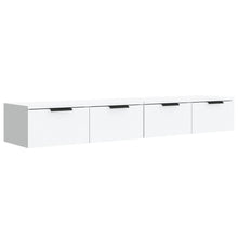 Wandkasten 2 St 68X30X20 Cm Bewerkt Hout Wit