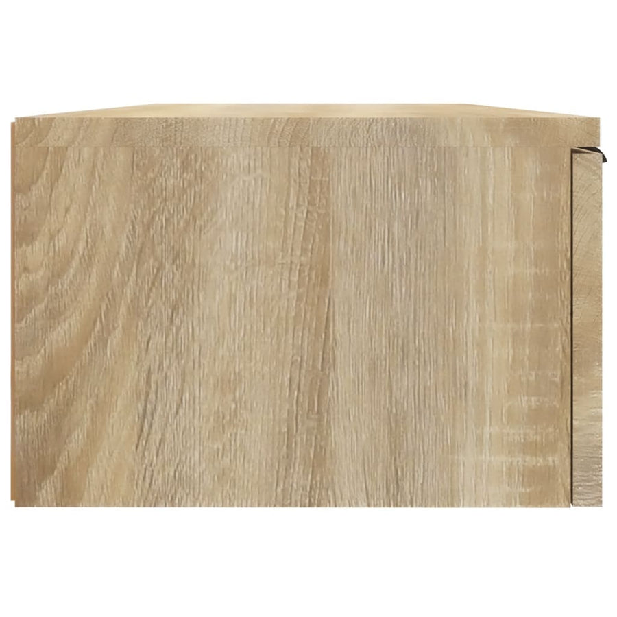 Wandkasten 2 St 68X30X20 Cm Bewerkt Hout Sonoma Eikenkleurig