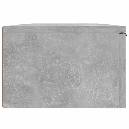 Wandkasten 2 St 68X30X20 Cm Bewerkt Hout Betongrijs