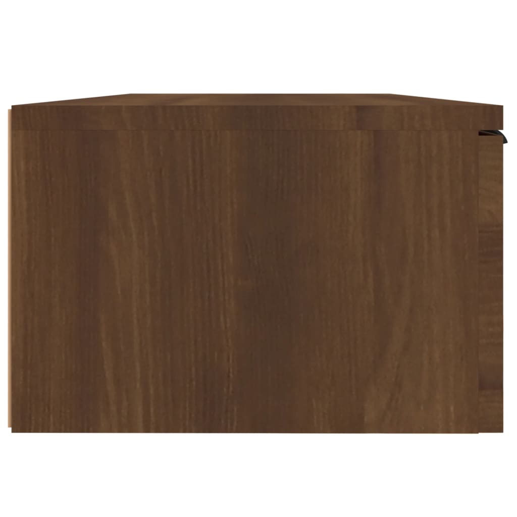Wandkasten 2 St 68X30X20 Cm Bewerkt Hout Bruineikenkleurig