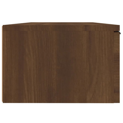 Wandkasten 2 St 68X30X20 Cm Bewerkt Hout Bruineikenkleurig