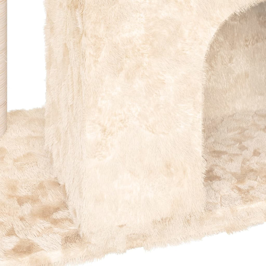 Kattenmeubel Met Sisal Krabpaal 51 Cm Crèmekleurig