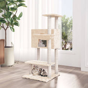 Kattenmeubel 108,5 cm crèmekleurig sisal