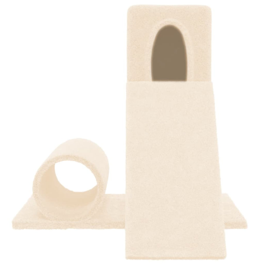 Kattenmeubel Met Sisal Krabpaal 59 Cm Crèmekleurig