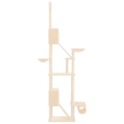 Kattenmeubel Vloer Tot Plafond 277-303 Cm Kleurig Crème