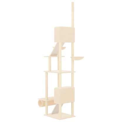 Kattenmeubel Vloer Tot Plafond 277-303 Cm Kleurig Crème