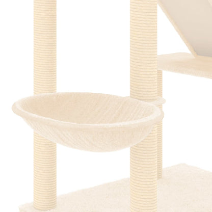 Kattenmeubel Vloer Tot Plafond 277-303 Cm Kleurig Crème