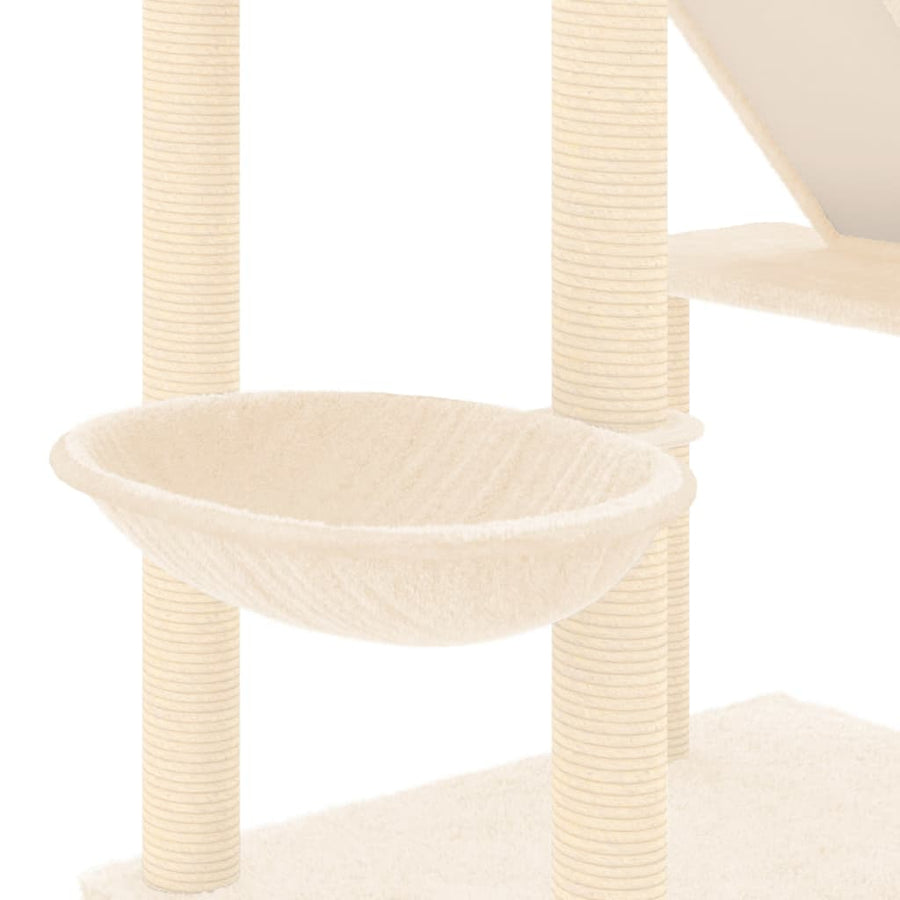 Kattenmeubel Vloer Tot Plafond 277-303 Cm Kleurig Crème