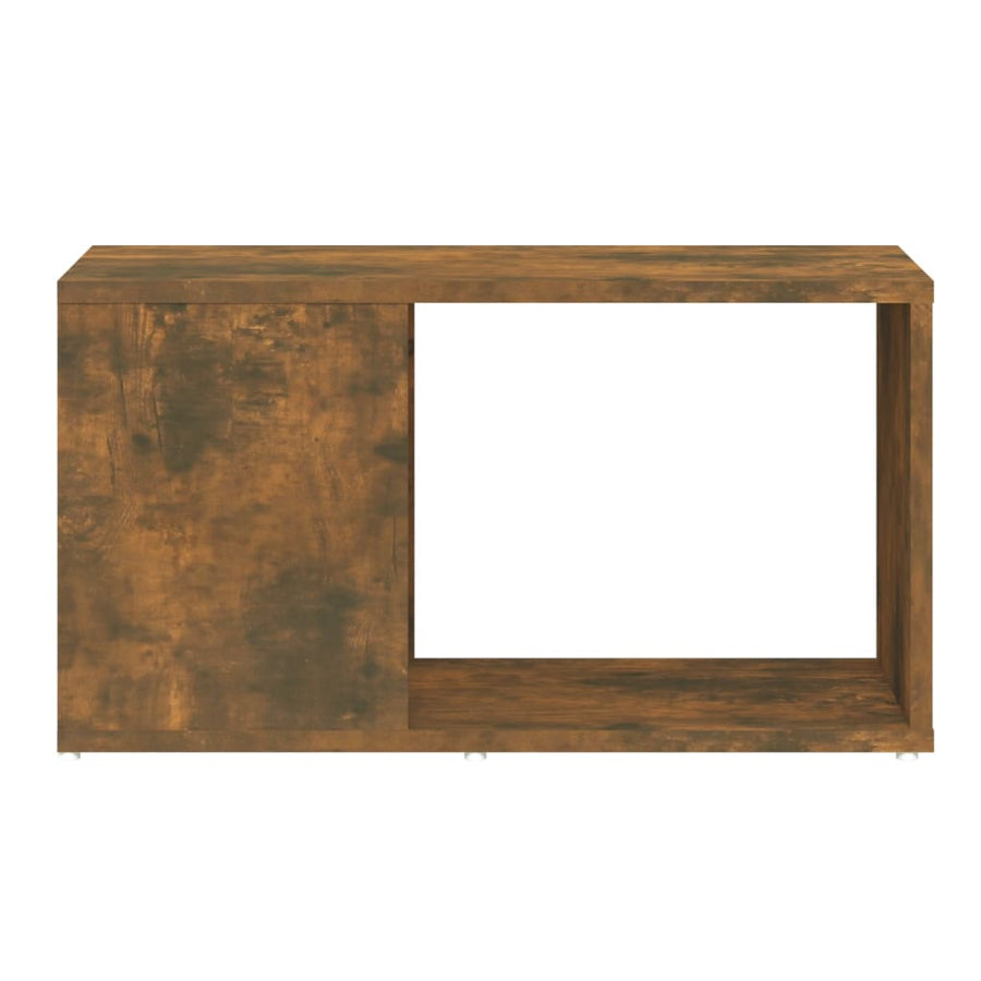 Tv-Meubel 60X24X32 Cm Bewerkt Hout Kleurig Gerookt eiken