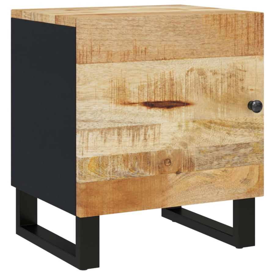 Nachtkastje 40X33X46 Cm Massief Mangohout