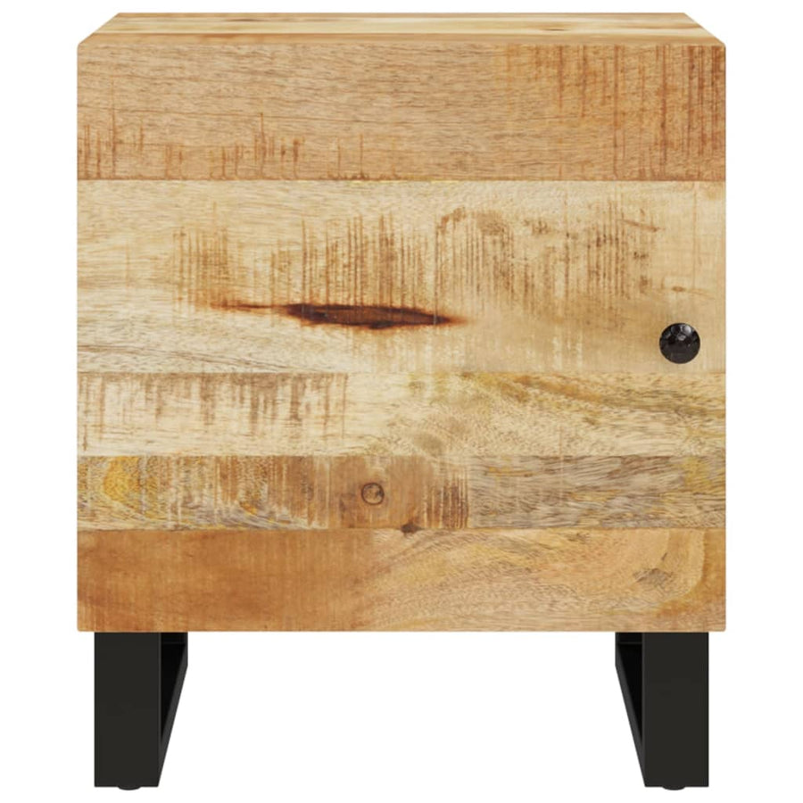 Nachtkastje 40X33X46 Cm Massief Mangohout