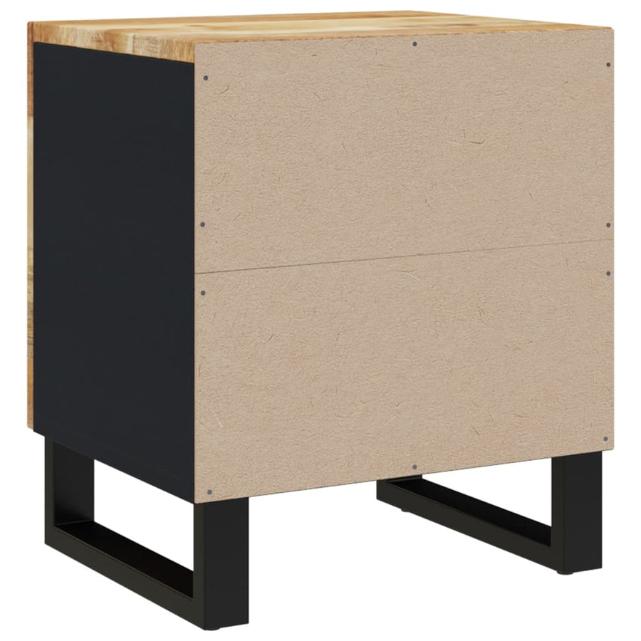Nachtkastje 40X33X46 Cm Massief Mangohout