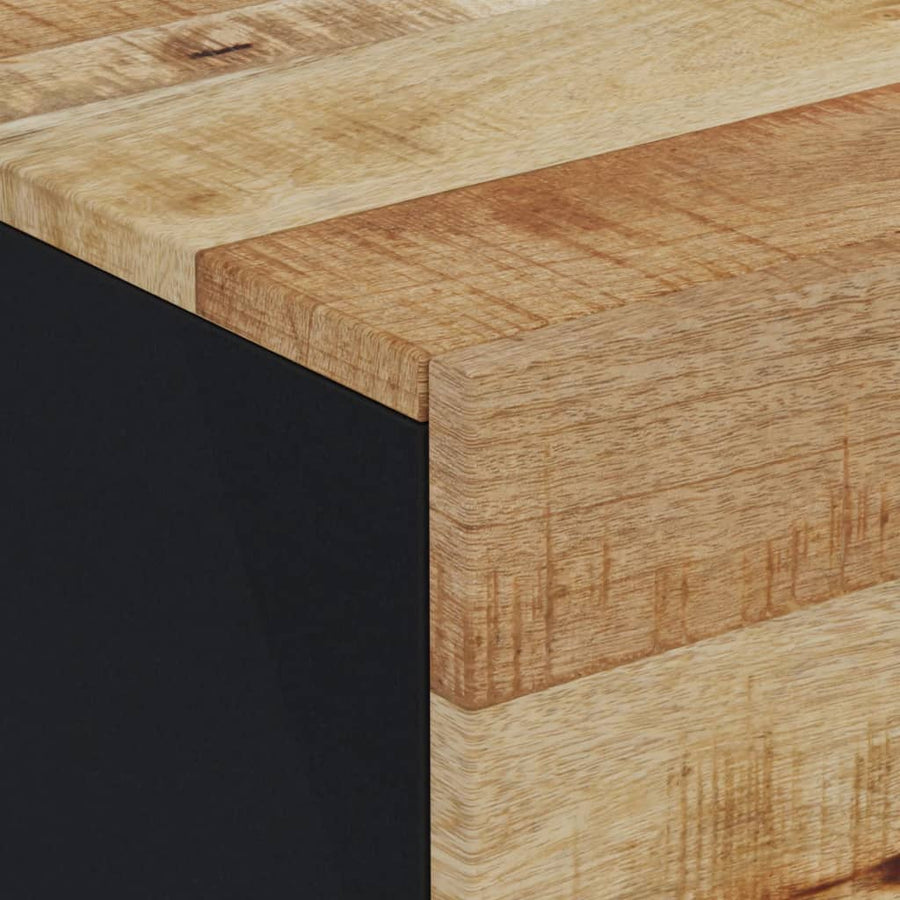 Nachtkastje 40X33X46 Cm Massief Mangohout