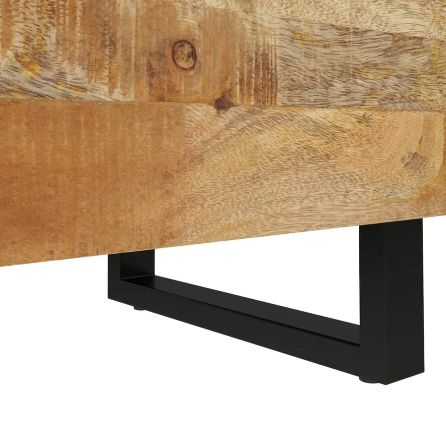 Nachtkastje 40X33X46 Cm Massief Mangohout