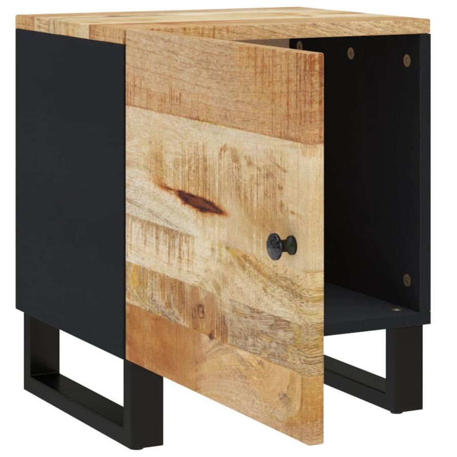Nachtkastje 40X33X46 Cm Massief Mangohout