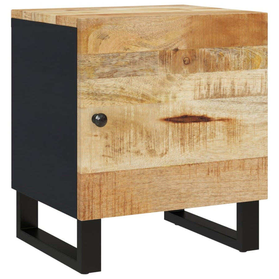 Nachtkastje 40X33X46 Cm Massief Mangohout