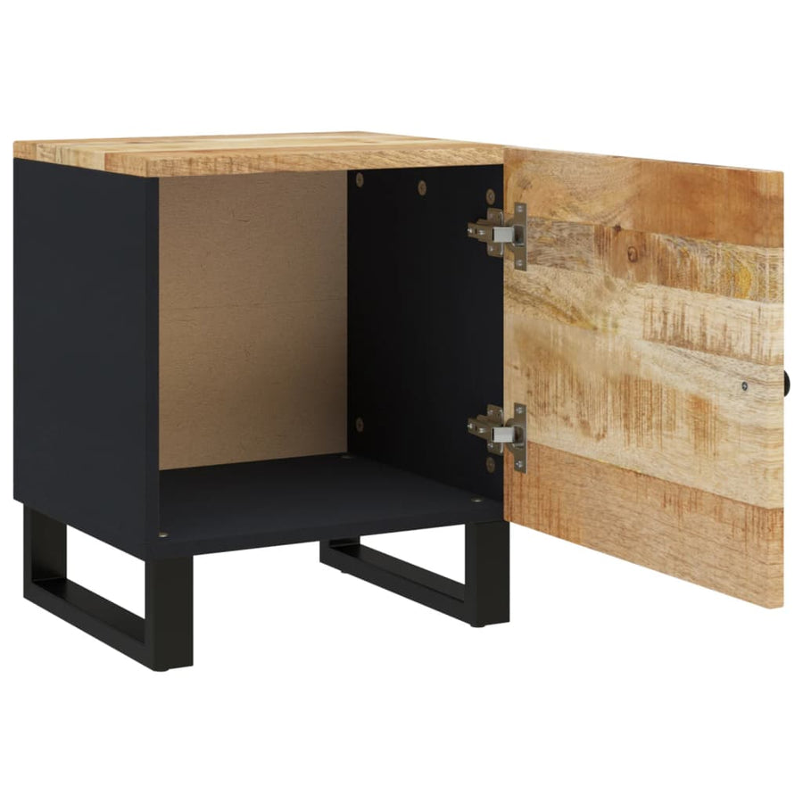 Nachtkastje 40X33X46 Cm Massief Mangohout