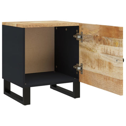 Nachtkastjes 2 St 40X33X46 Cm Massief Mangohout