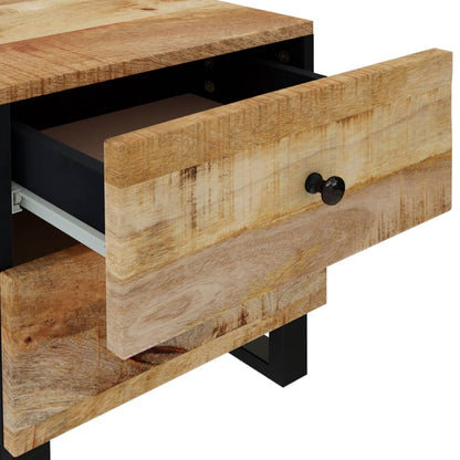 Nachtkastjes 40x33x46 cm 2 massief mangohout
