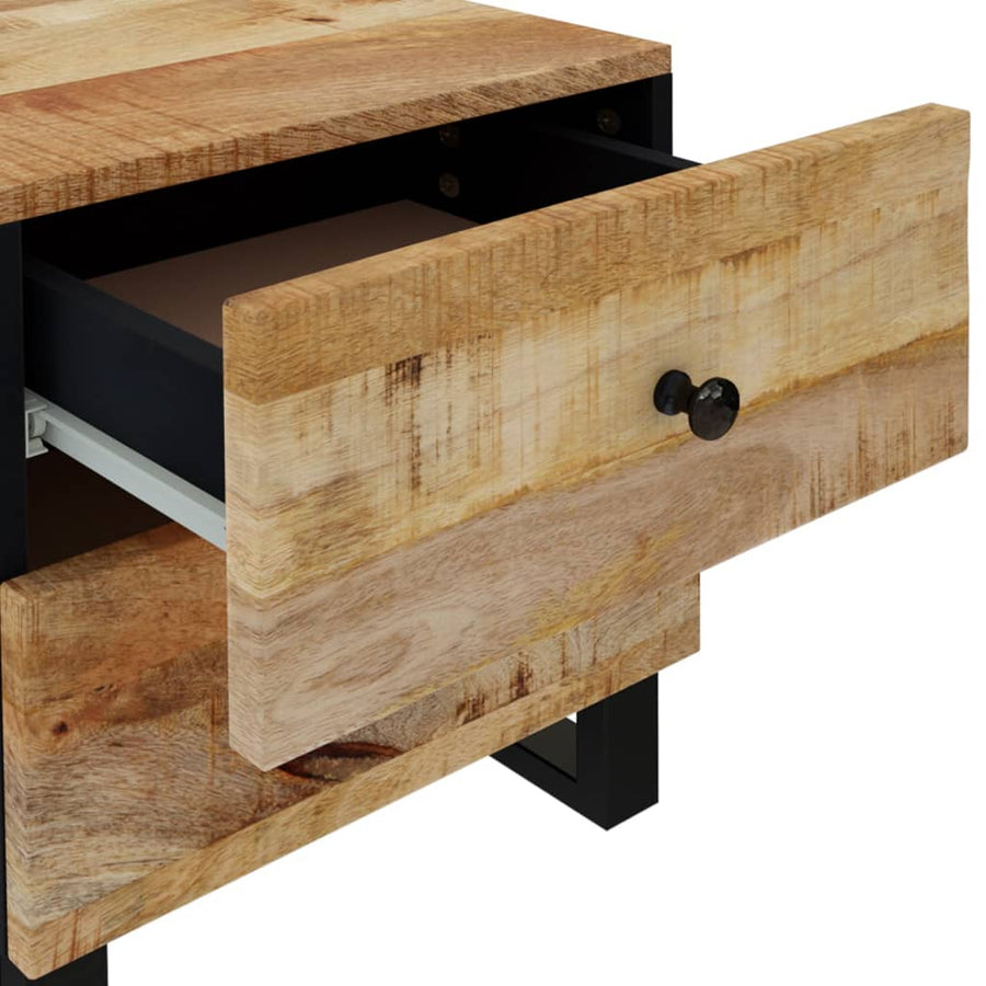 Nachtkastjes 40x33x46 cm 2 massief mangohout