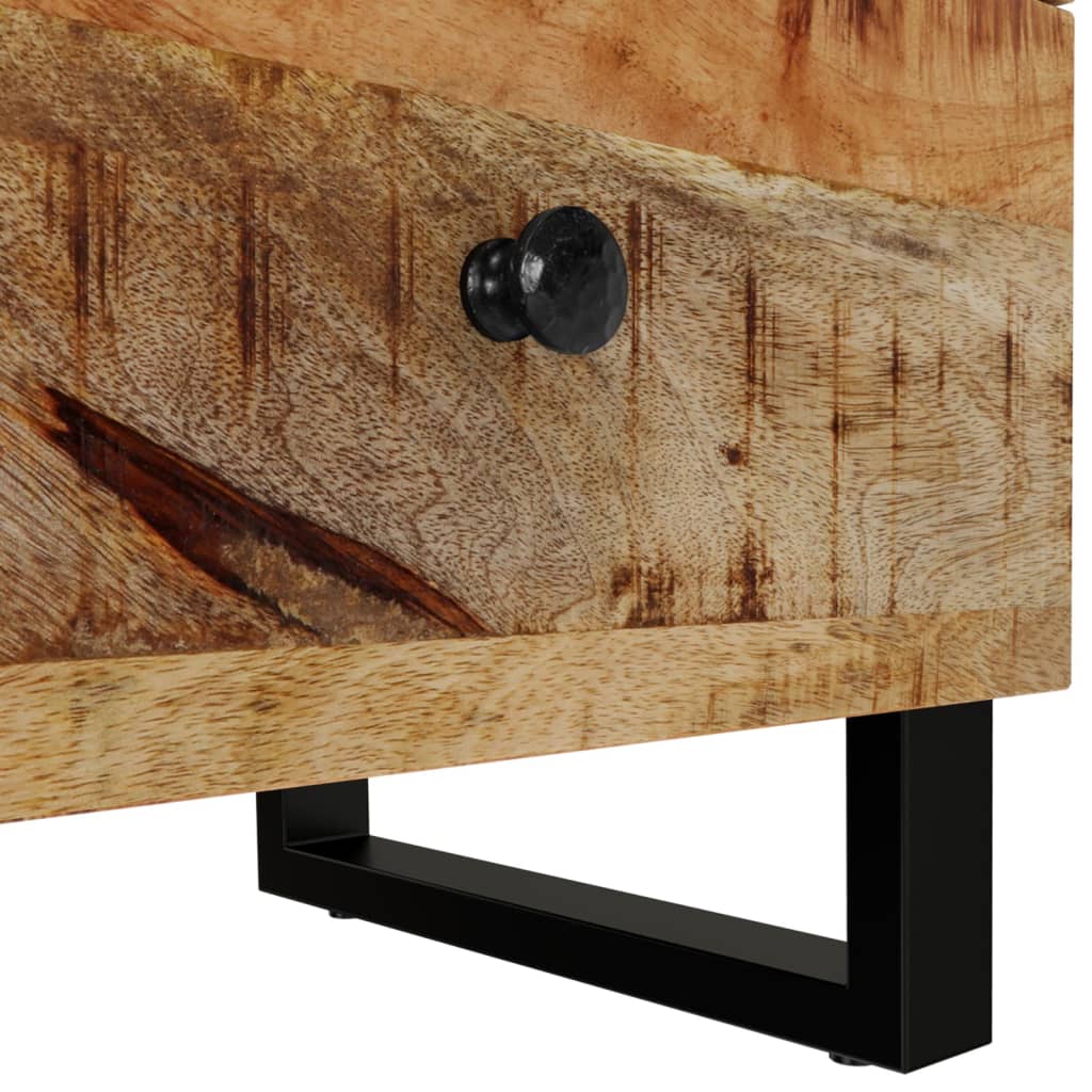 Nachtkastjes 40x33x46 cm 2 massief mangohout
