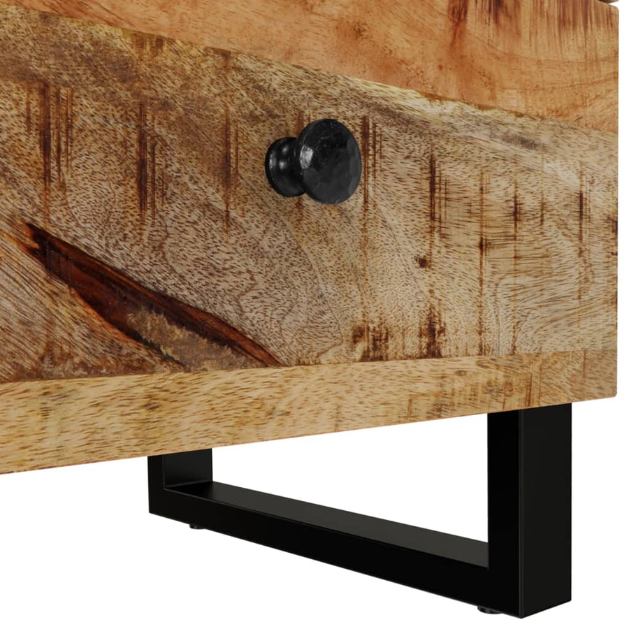 Nachtkastjes 40x33x46 cm 2 massief mangohout