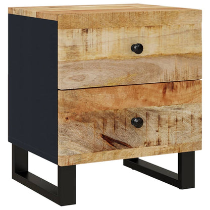 Nachtkastjes 40x33x46 cm 2 massief mangohout