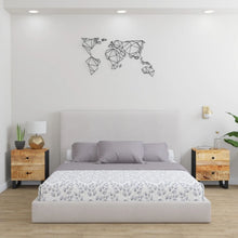 Nachtkastjes 40x33x46 cm 2 massief mangohout