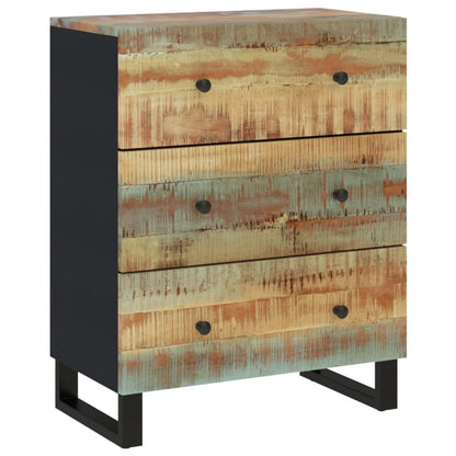 Dressoir 60x33x75 cm massief gerecycled hout