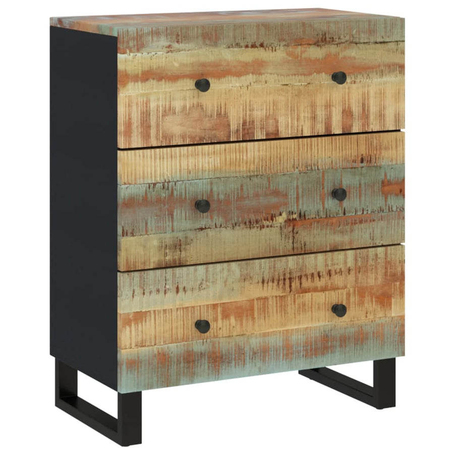 Dressoir 60x33x75 cm massief gerecycled hout