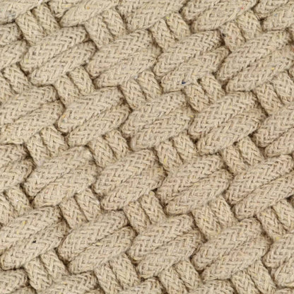 Vloerkleed Rechthoekig 120X180 Cm Katoen Naturel